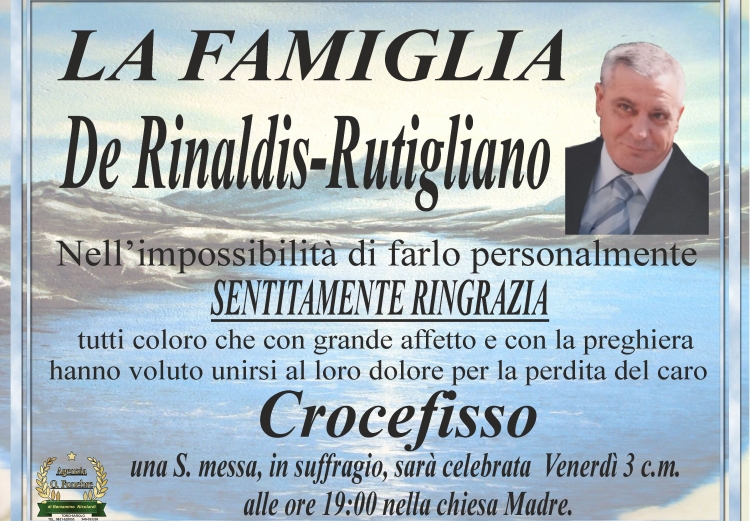 Rutigliano Crocefisso rinfraziamento